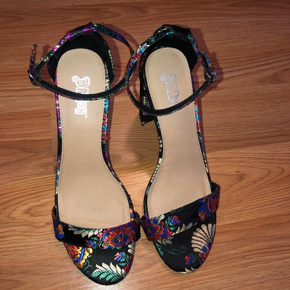 BRASH strapped heel